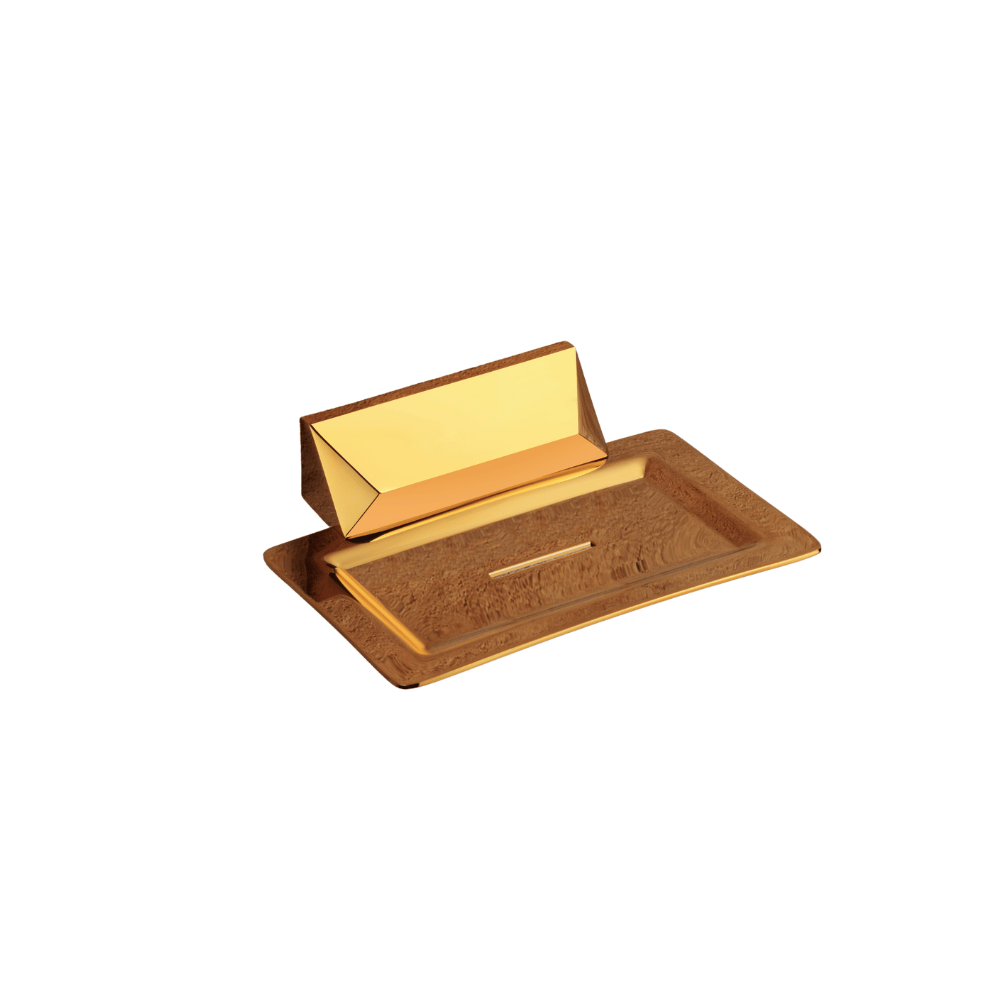 Soap Dish Brass STERIA Gold