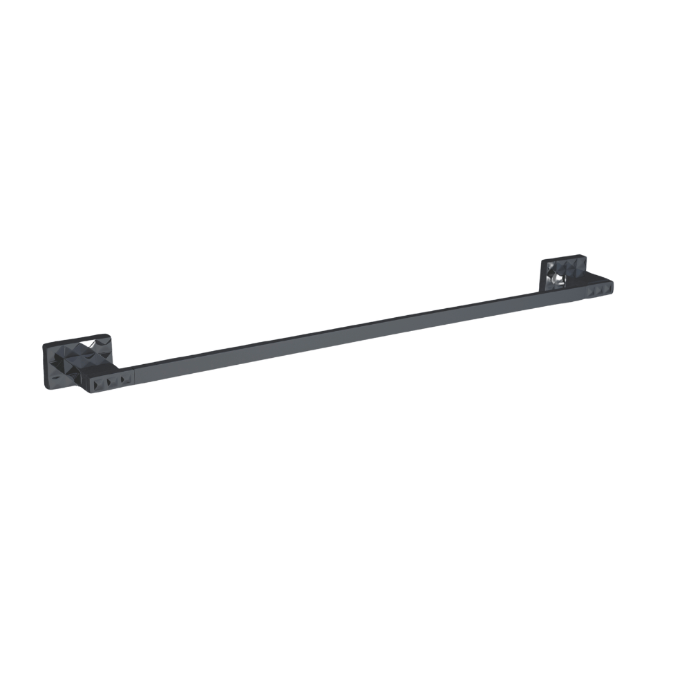 Towel Bar CRYSTAL Matt Black
