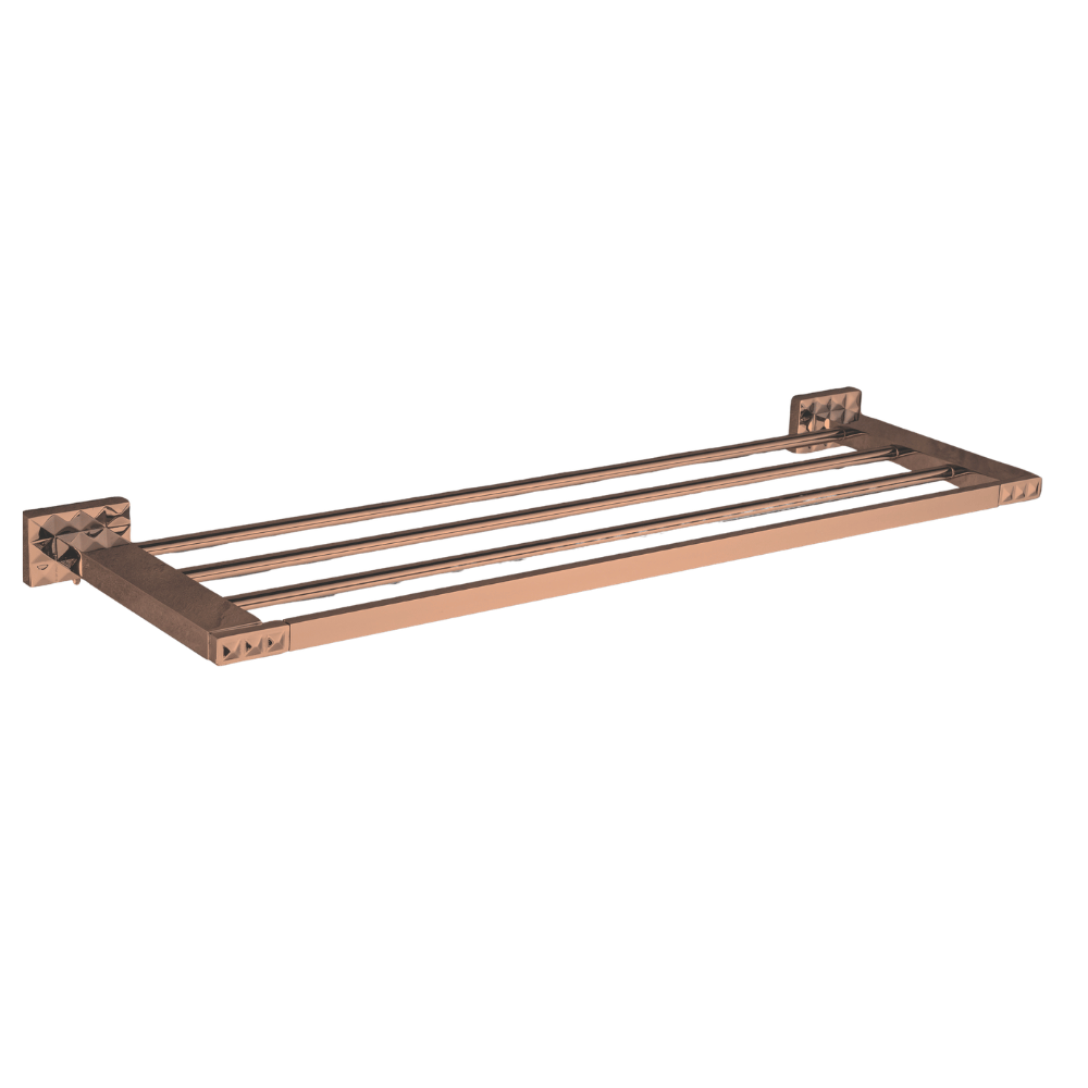 Towel Rack CRYSTAL Rose Gold
