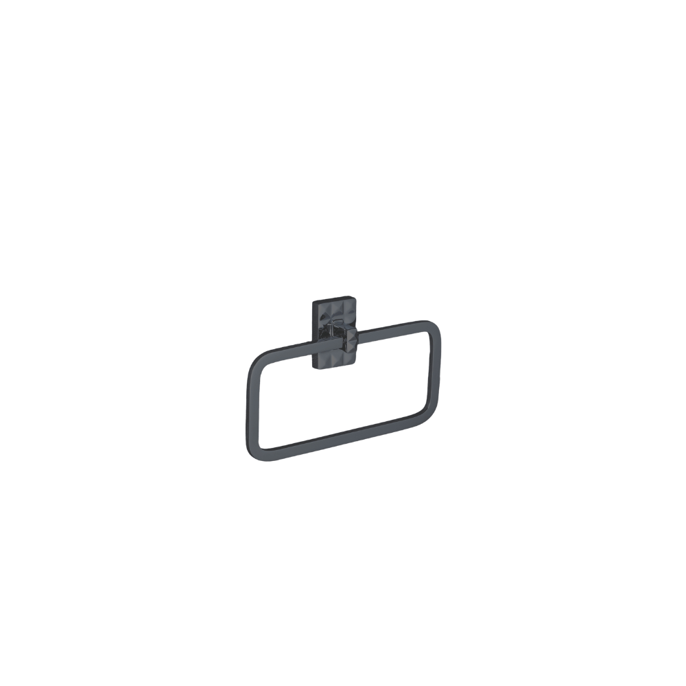 Towel Ring CRYSTAL Matt Black